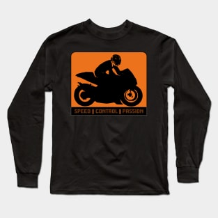 Speed, Control, Passion - Motor Sport Long Sleeve T-Shirt